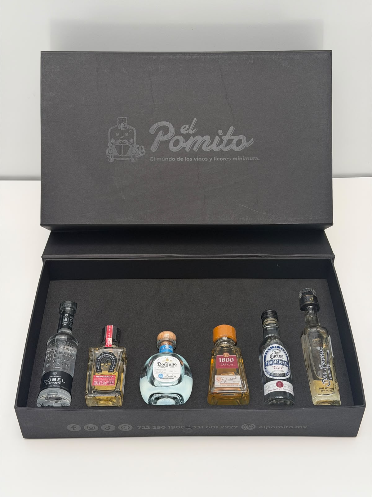 Mini Colección Tequilas Combinado (Reposado y Plata) 50ml