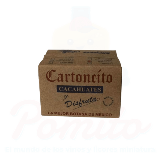 4 Mini Cartoncito de Cacahuates Cascara 120 grs.