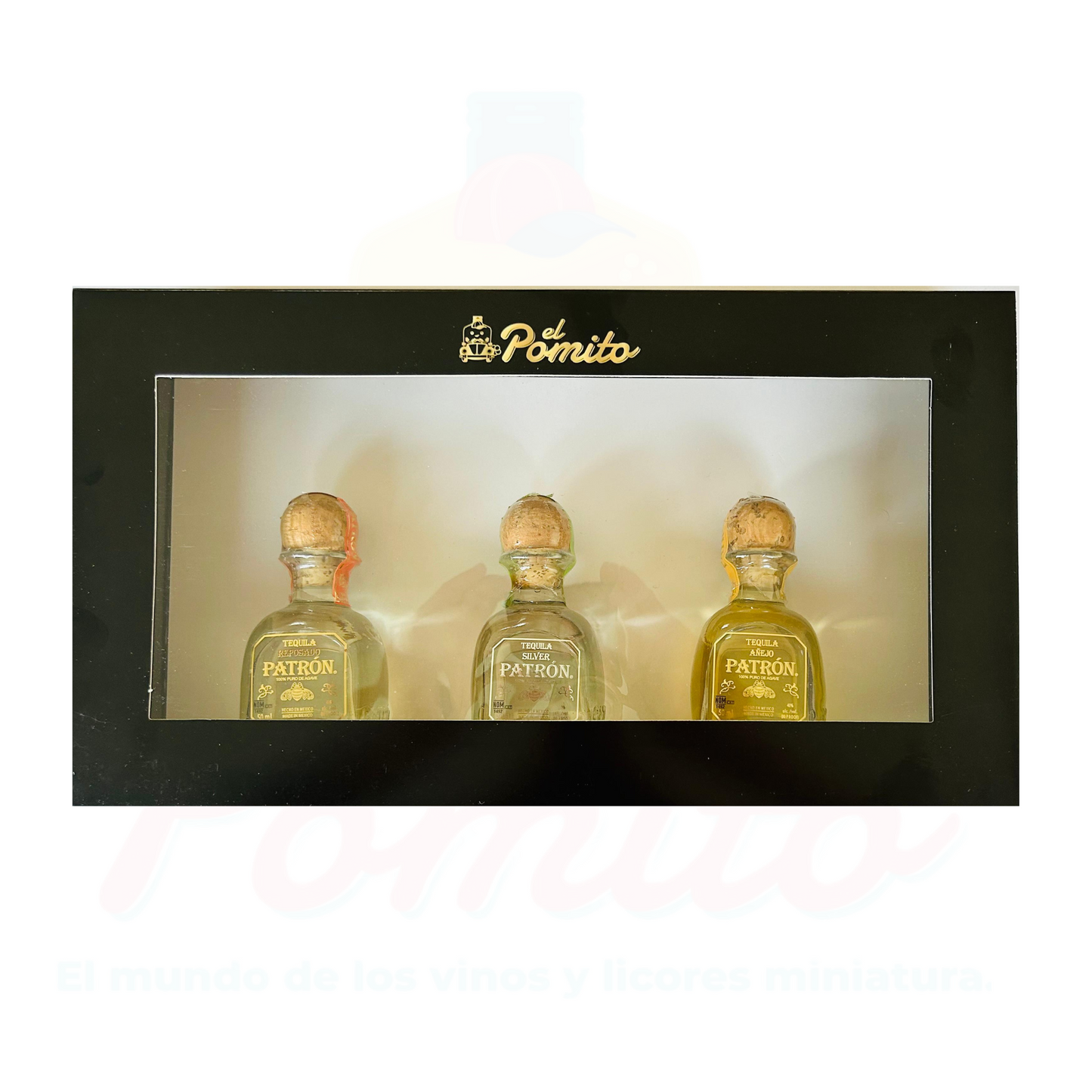 Mini Estuche de Tequilas Patrón 50ml