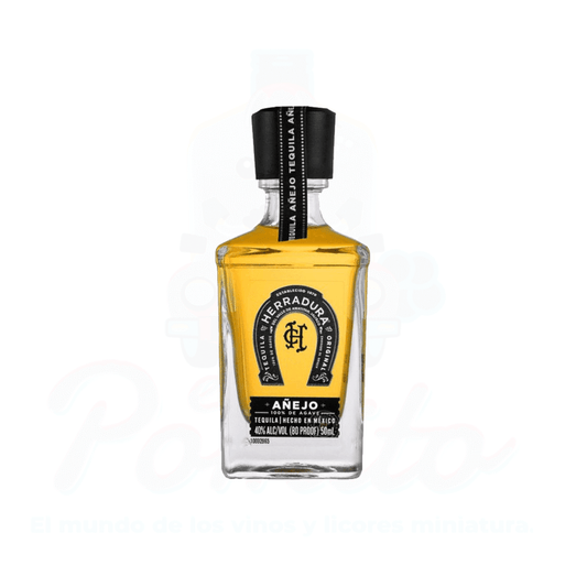 Mini Tequila Herradura Añejo 50 ml.