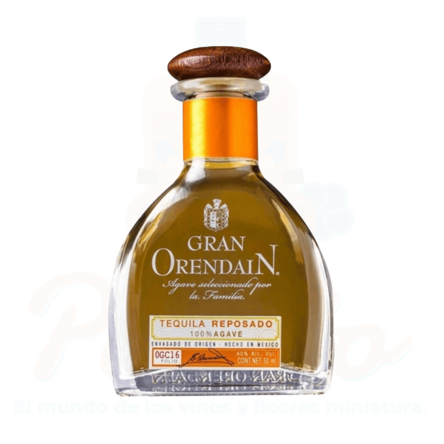 Mini Tequila Gran Orendain Reposado 50ml.