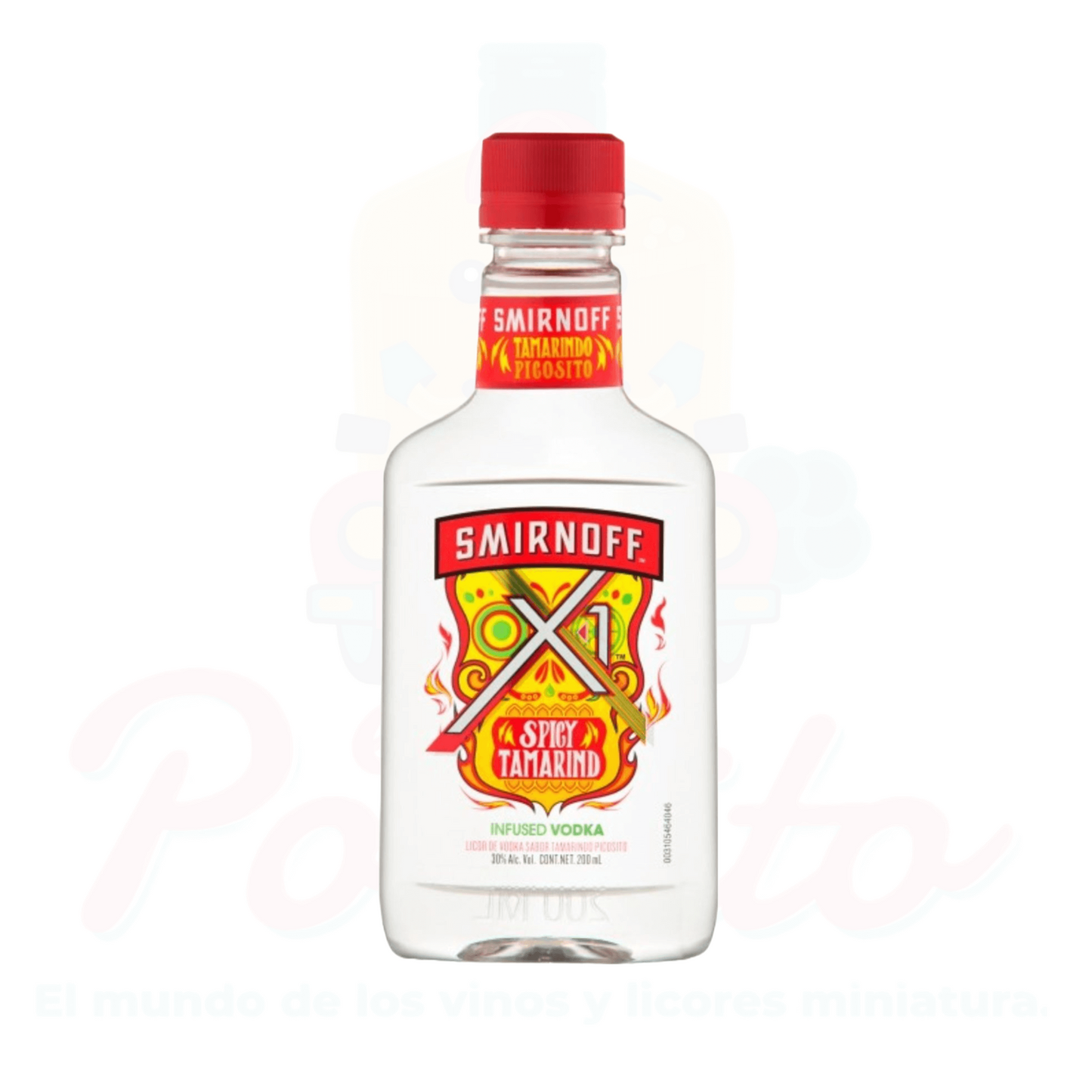 Mini Vodka Smirnoff Tamarindo 200 ml.