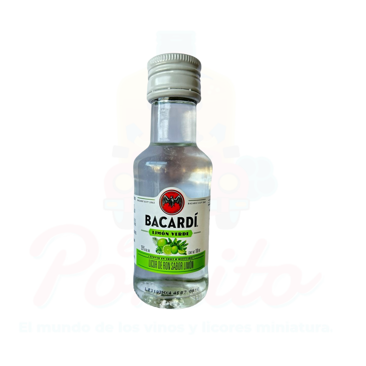Mini Ron Bacardi Limón Verde 100 ml.