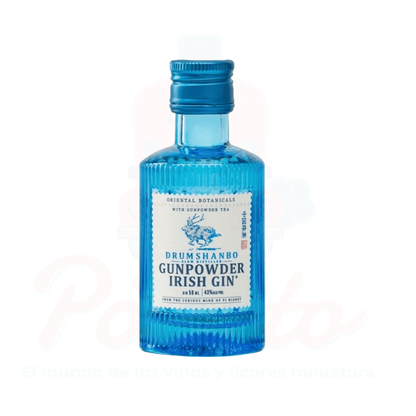 Mini Ginebra Gunpowder Irish Gin 50 ml.