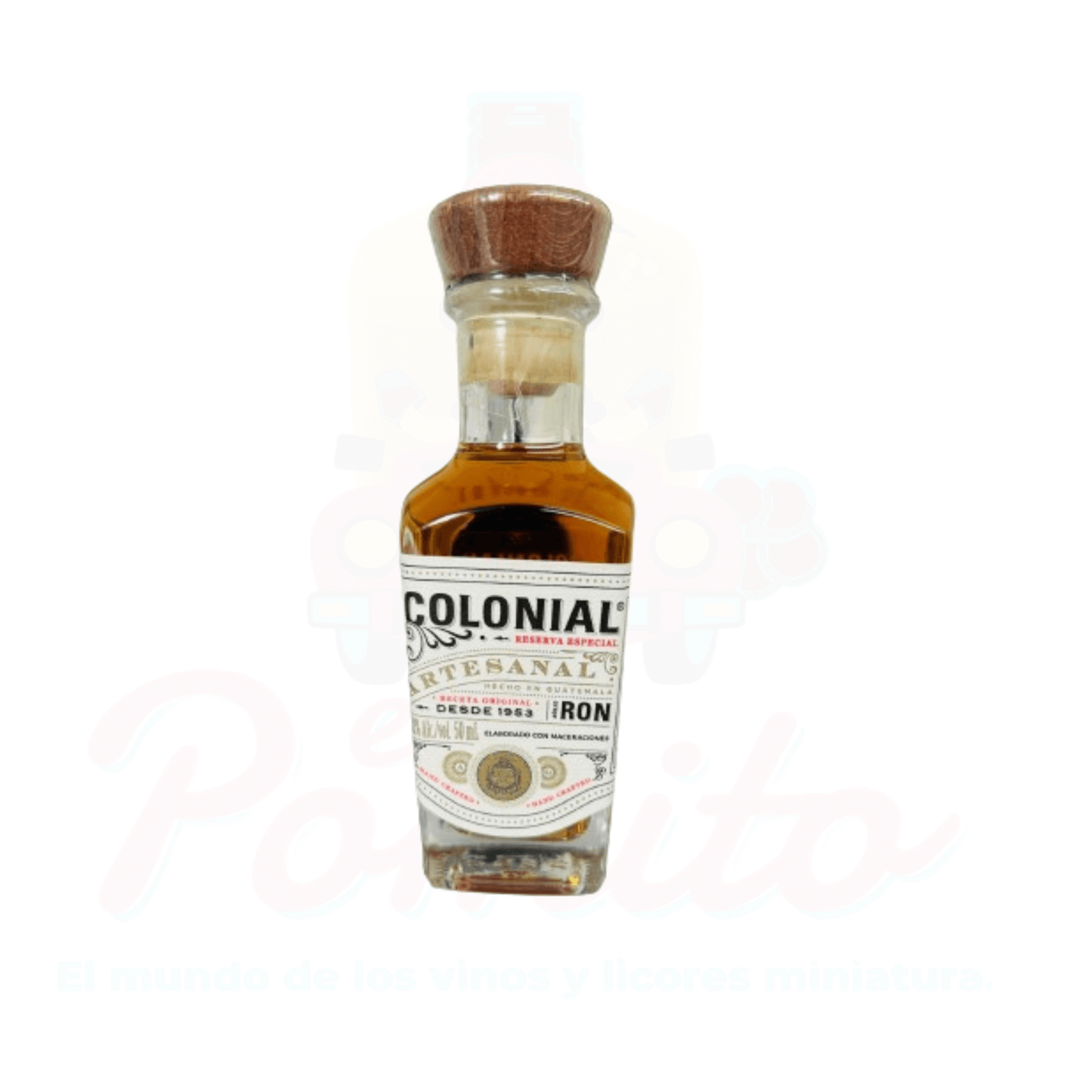 Mini Ron Añejo Colonial Reserva Especial 50 ml.