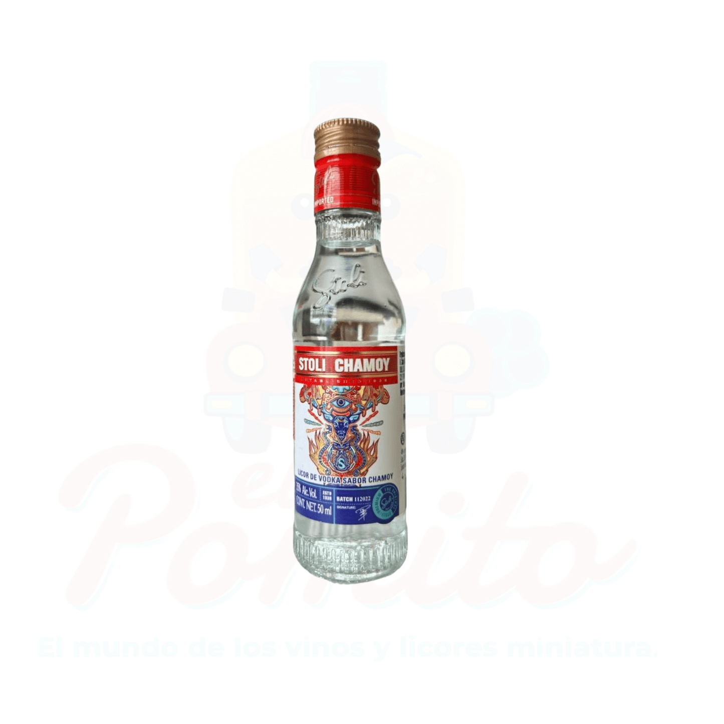 Mini Vodka Stolichnaya Chamoy 50 ml.