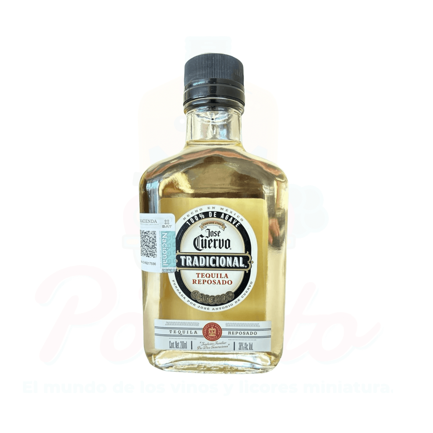 Mini Tequila Jose Cuervo Tradicional Reposado 200 ml.